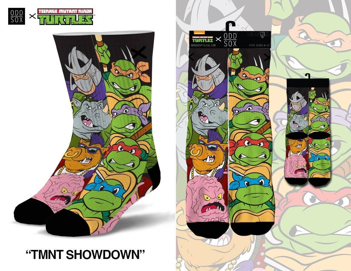TMNT Showdown Sublimation Socks | RePop Gifts