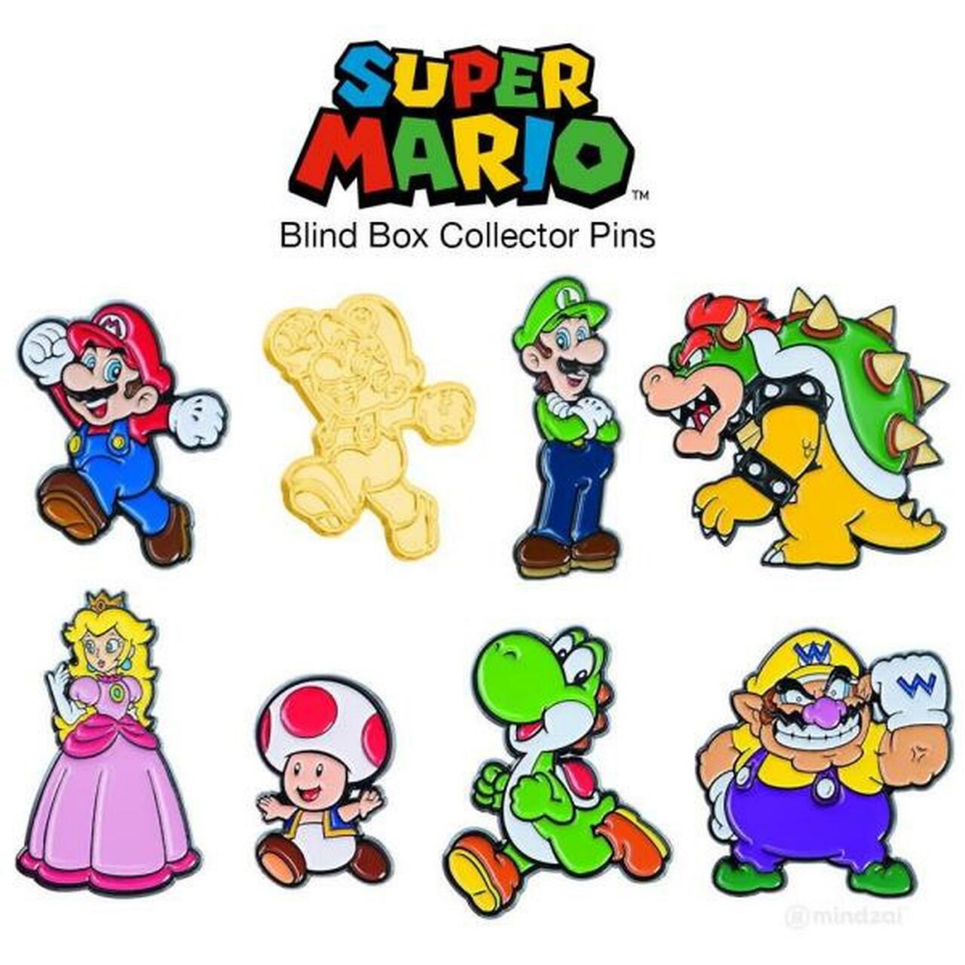 Repop Ts Super Mario Collector Pins 9833