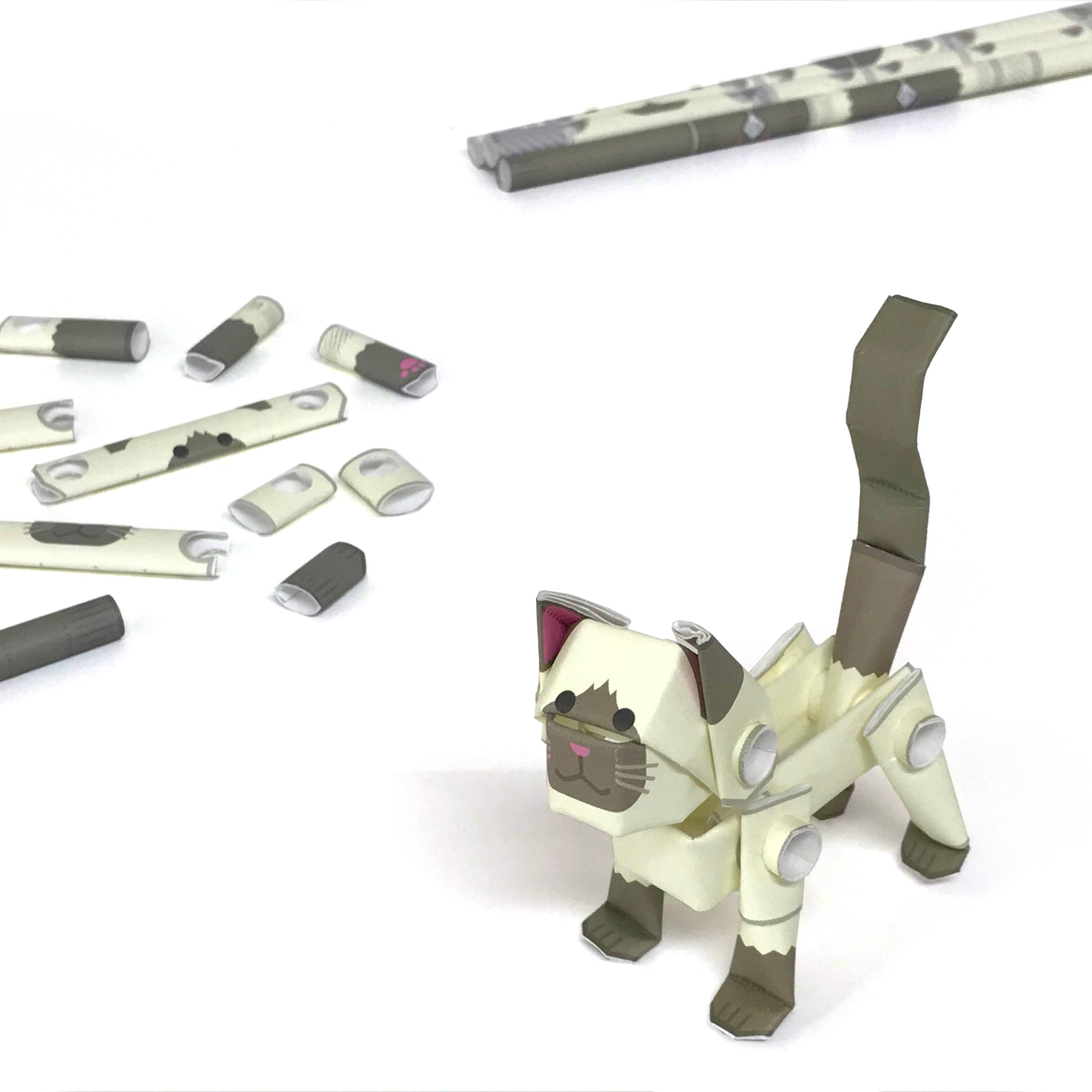  PIPEROID Animals Dachshund Dog - Japanese 3D Paper Dog