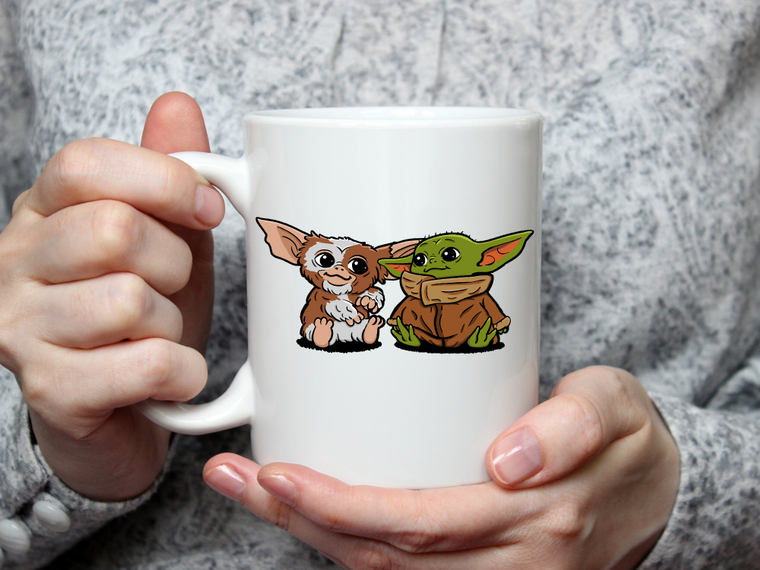 Baby Yoda and Gizmo - Yoda Best Mug