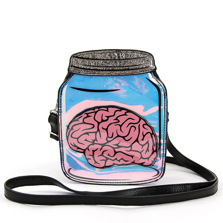 Spooky Girl Collage Mini Backpack in Vinyl – www.