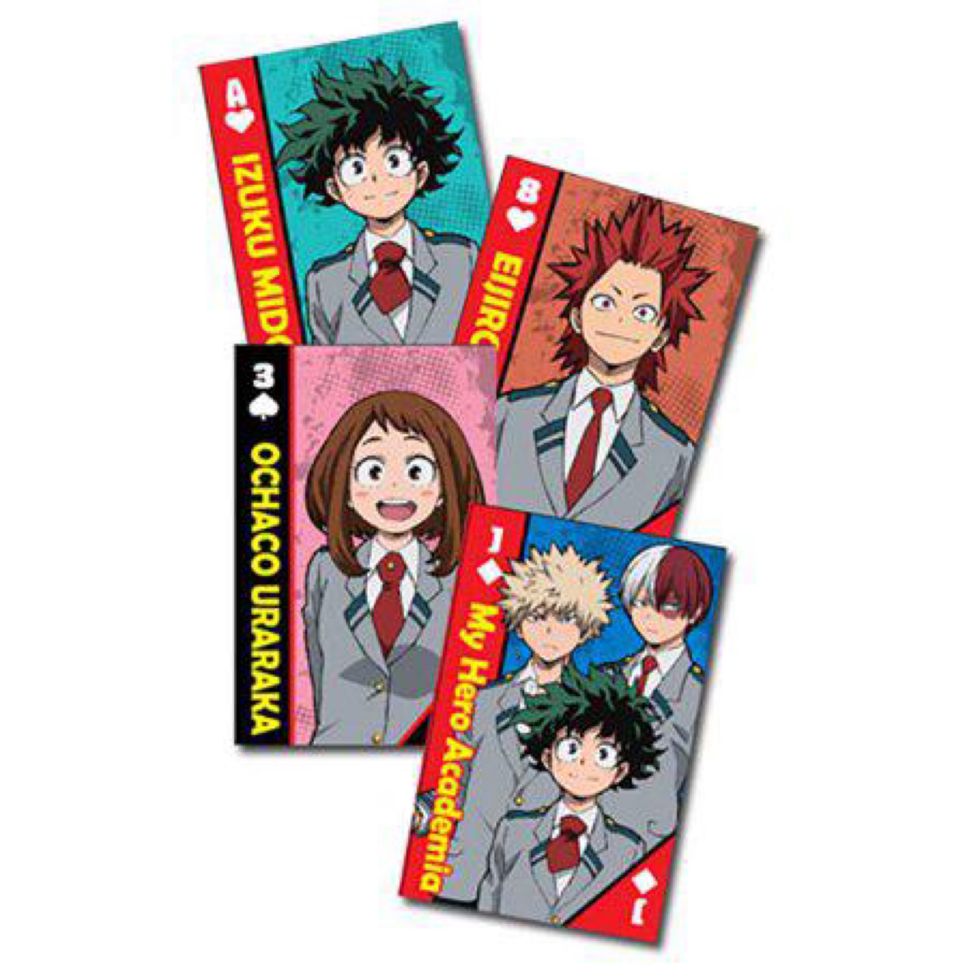 My Hero Academia Class-1A Group School Uniforms Playing Cards | RePop Gifts