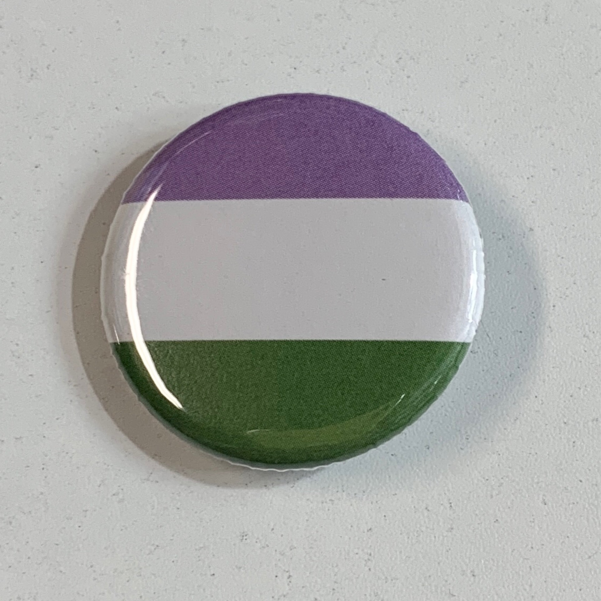 Genderqueer Pride Flag Pin Back Button Repop Ts