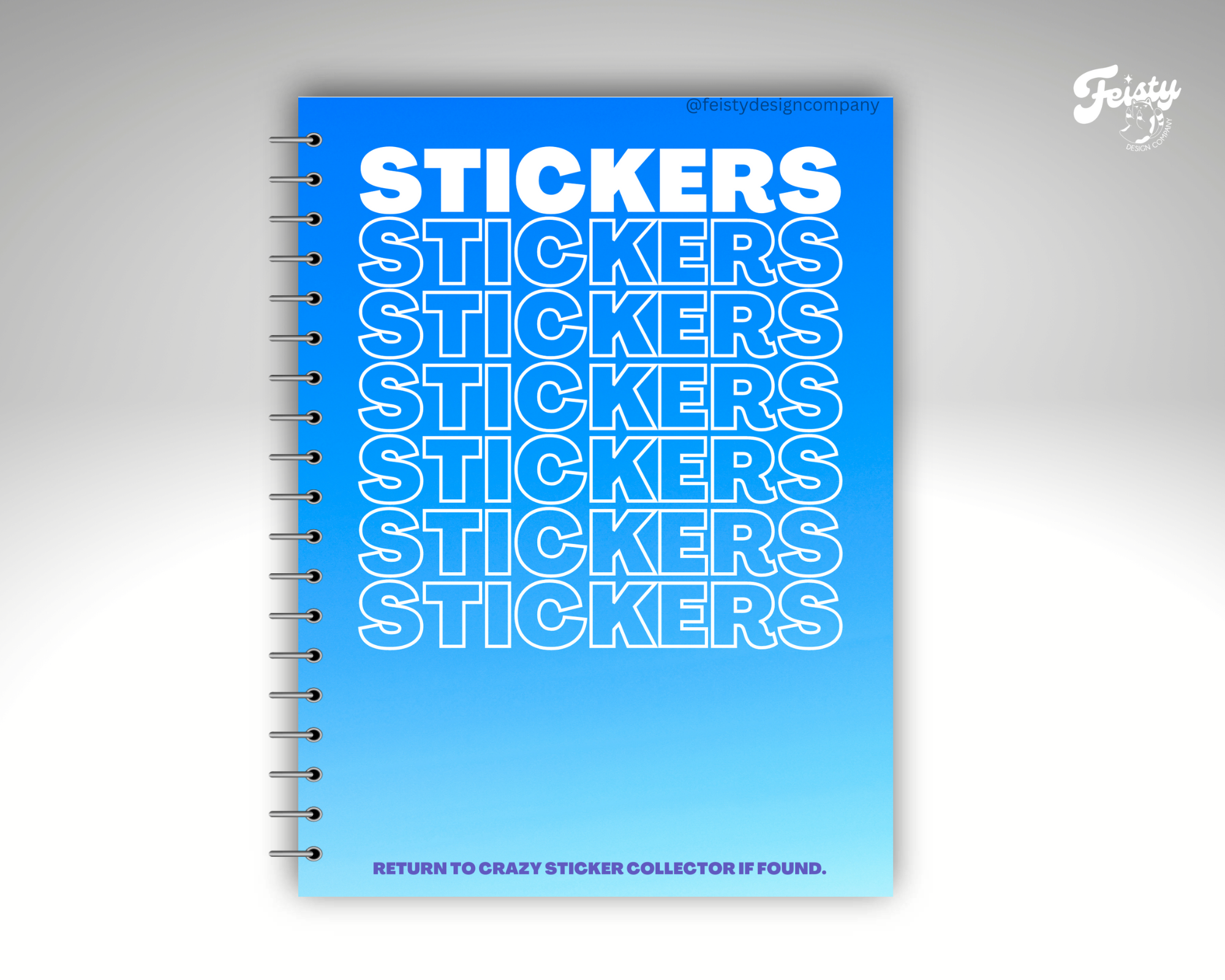 Stick it Stickerbook green Studio Stationery